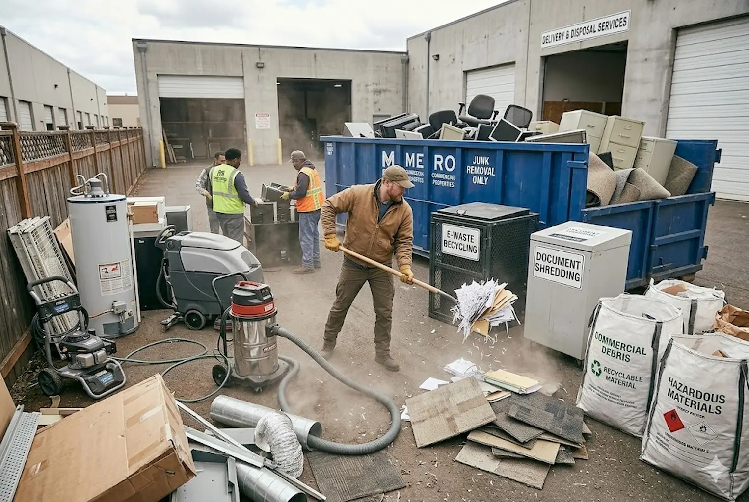 Licensed commercial junk removal Abbotsford for businesses and construction sites